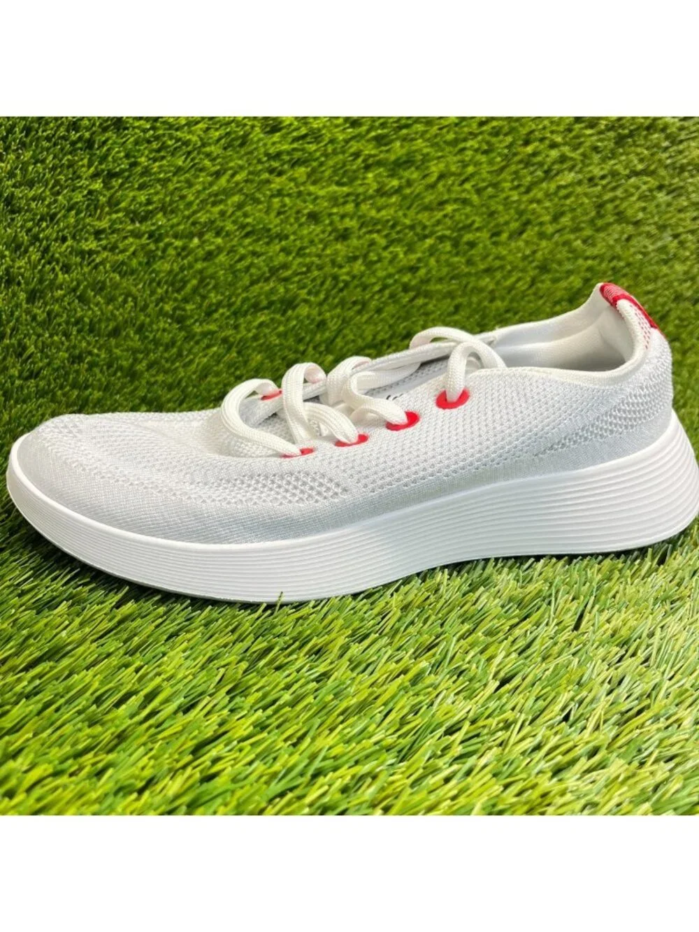 Allbirds Tree Runner Go Womens Size 9.5 White Athletic Running Shoes Sneakers